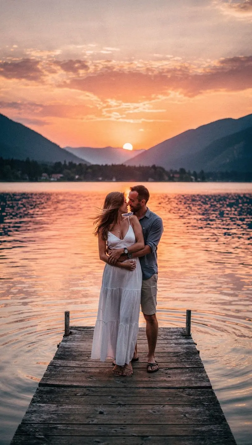 Thrill-seekers participating in water sports, such as jet skiing and wakeboarding, on the vibrant lake.